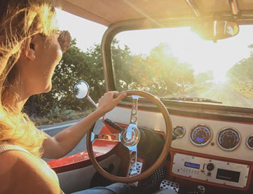 What are some warm weather driving safety tips?