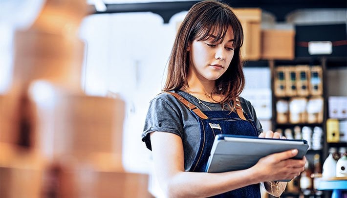 business-interruption-710×405-hero Female business women checking inventory on tablet