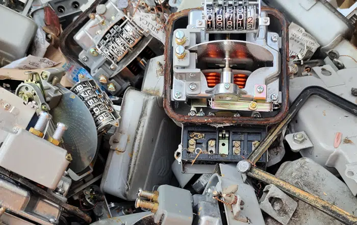 salvaged electrical equipment