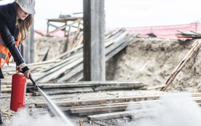 construction site fire